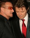 Bono and David Bowie
