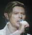 David Bowie live on stage