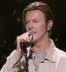 David Bowie live on stage