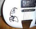 Bowie signed guitar