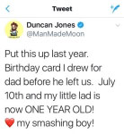 Duncan Jones tweet