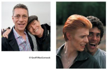 Geoff MacCormack and David Bowie