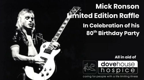 Mick Ronson raffle