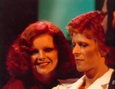 Cherry Vanilla and David Bowie 1974