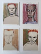 David Bowie Self Portraits Postcard Set