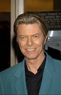 David Bowie arrives