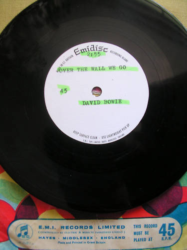 FAKE David Bowie EMI acetate Over The Wall We Go