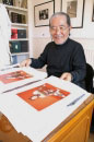 Masayoshi Sukita checking proofs