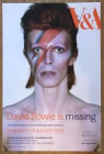 David Bowie is Missing poster print