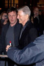 David Bowie arriving at Lazarus