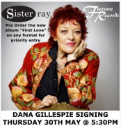 Dana Gillespie at Sister Ray Records