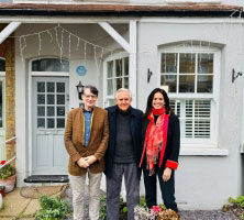 Geoffrey Marsh, George Underwood, Dr Nicola Stacey