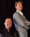 Ricky Gervais and David Bowie